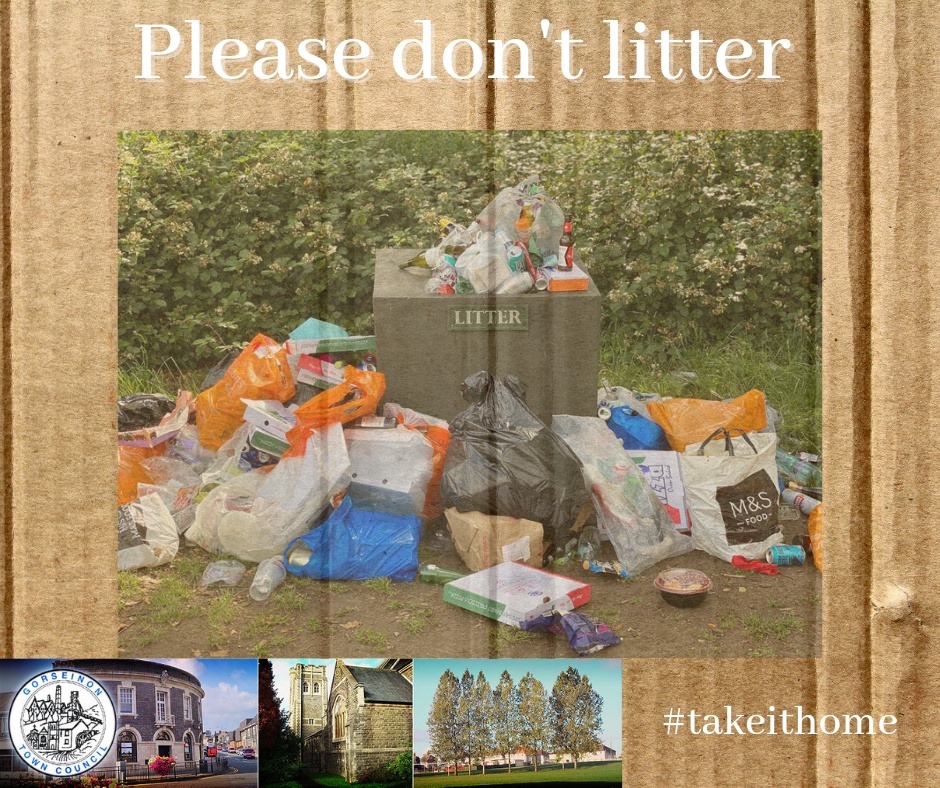 Don't litter poster